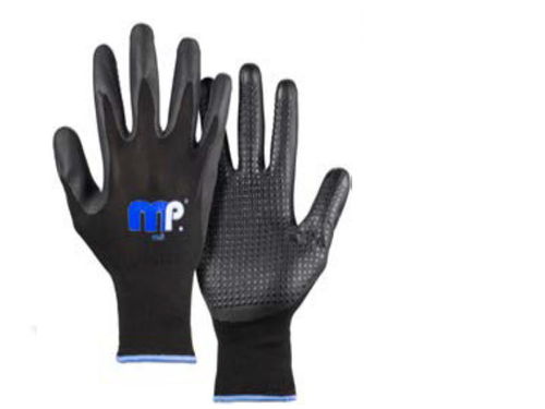 Nitrile microfoam work gloves size. 9